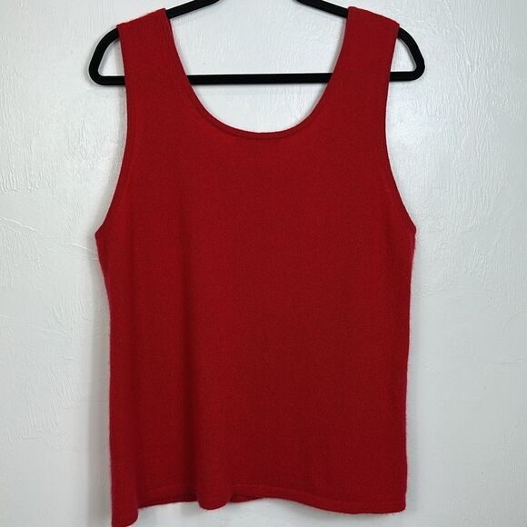 Neiman Marcus Women's Cashmere Scoop-Neck Sweater Tank Size 3X - Picture 3 of 9